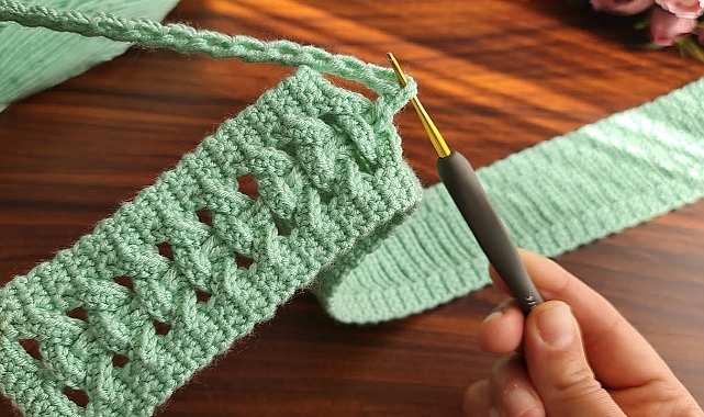 How to make an easy crochet bandana? - Crochet - Socialloci